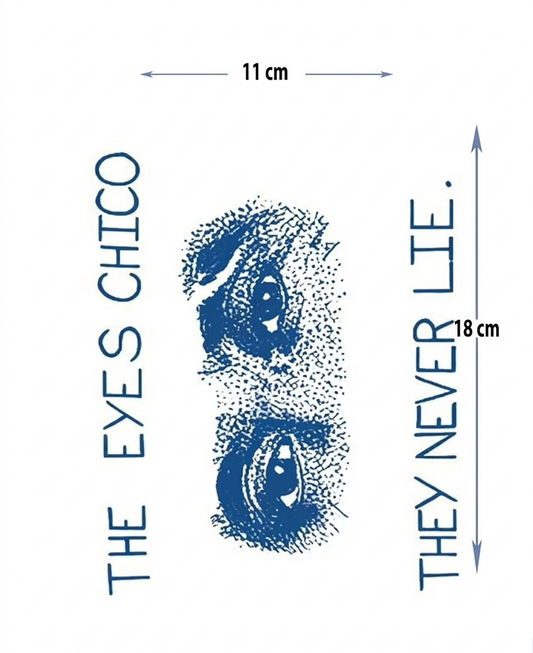 Scarface | 11x18cm | Yarı Kalıcı Dövme