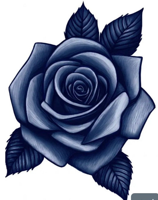 Rose v3 | 8x12cm | Yarı Kalıcı Dövme