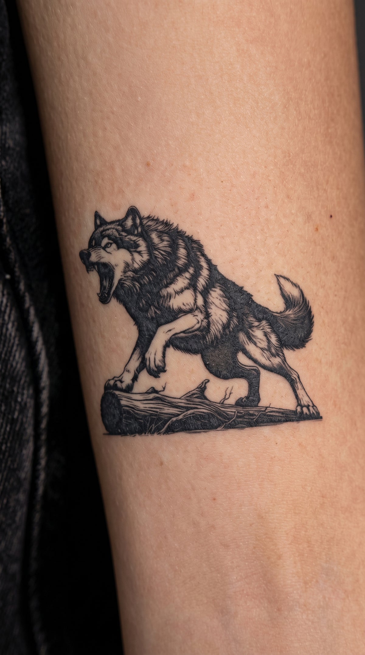 Wolfen | 7x12cm | Yarı Kalıcı Dövme