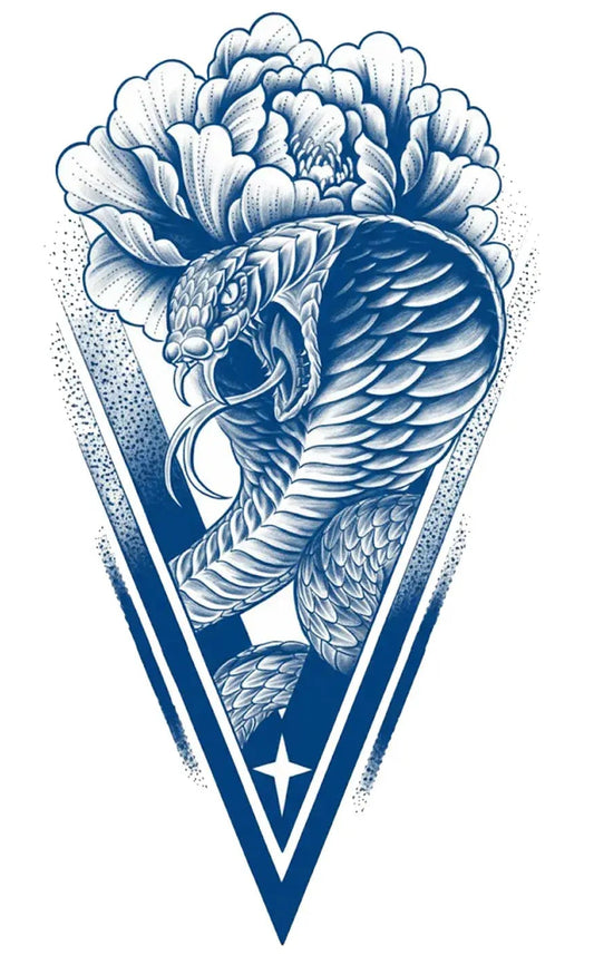 Snake v2 | 11x18cm | Yarı Kalıcı Dövme