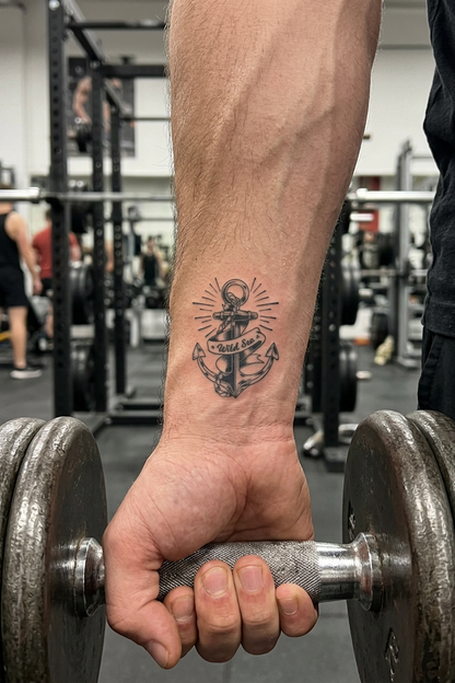 Çıpa | 5.5cm | Yarı Kalıcı Dövme