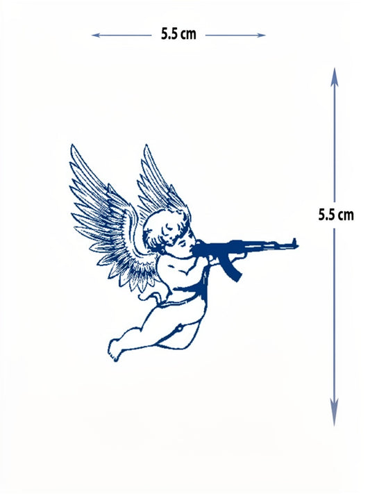 Eros | 5x5cm | Yarı Kalıcı Dövme