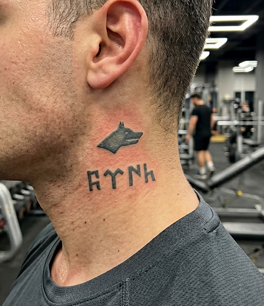 Göktürk | 5.5cm | Yarı Kalıcı Dövme