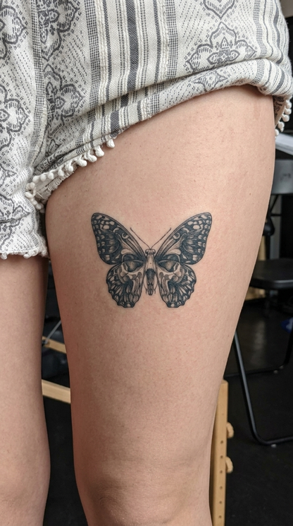 Butterfly | 7x12cm | Yarı Kalıcı Dövme