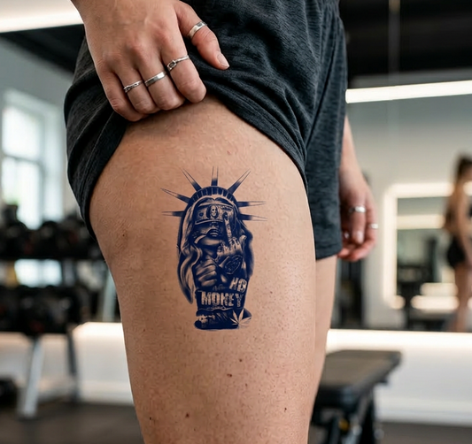 No Money | 8x11cm| Yarı Kalıcı Dövme