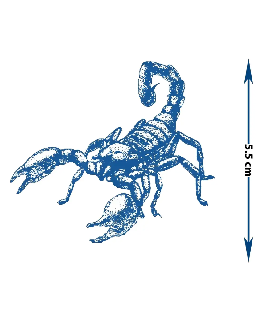 Akrep v2 | 5.5cm | Yarı Kalıcı Dövme