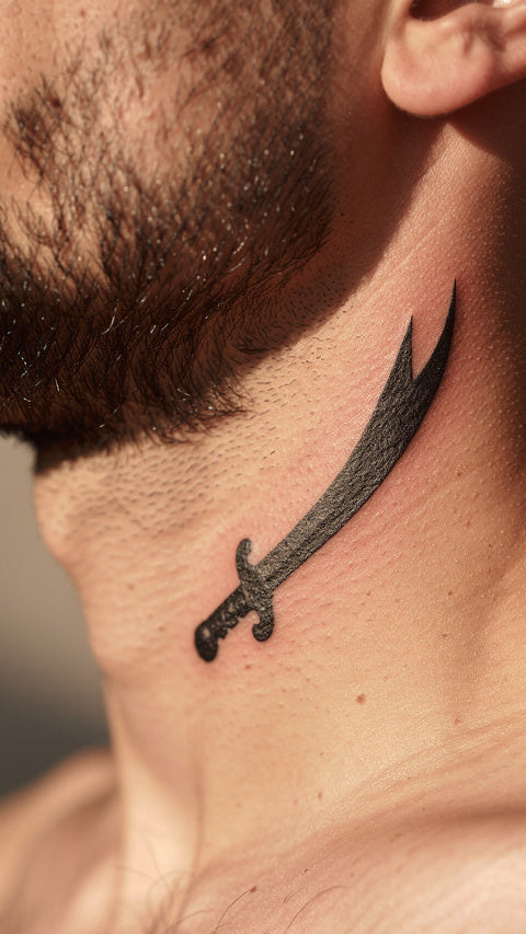 Zülfikar | 5.5cm | Yarı Kalıcı Dövme