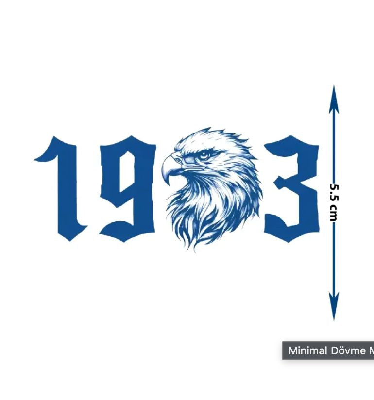 1903 | 5.5cm | Yarı Kalıcı Dövme
