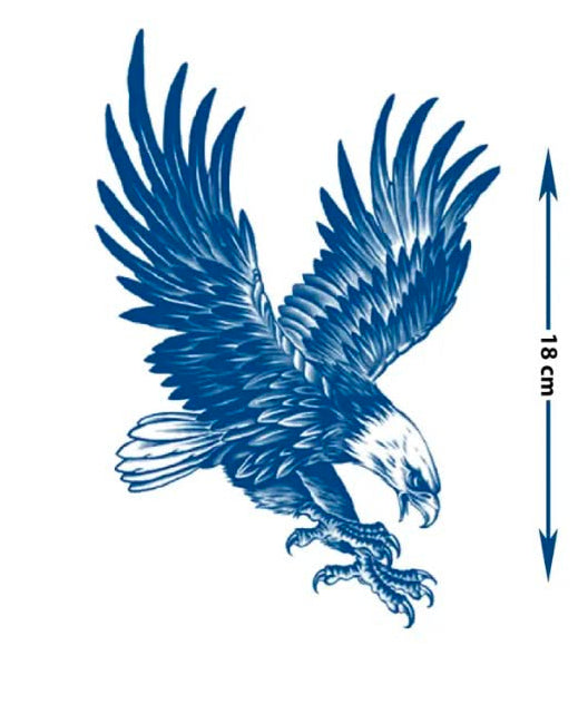 Eagle v2 | 7x18cm | Yarı Kalıcı Dövme