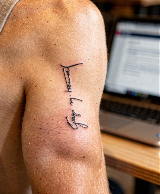 Gazi İmza | 3x5cm | Yarı Kalıcı Dövme