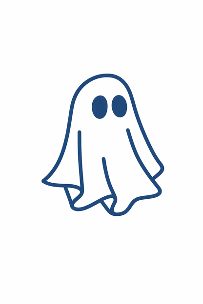 Minimal Ghost | Yarı Kalıcı | 5.5 * 5.5 cm