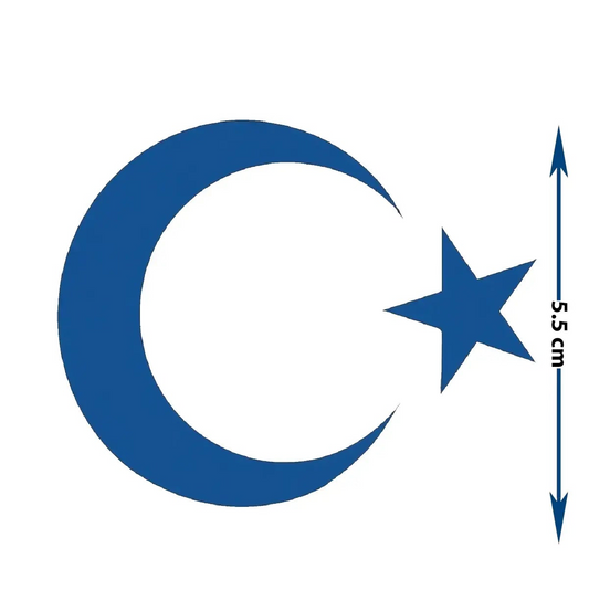 Bayrak | 5.5cm | Yarı Kalıcı Dövme