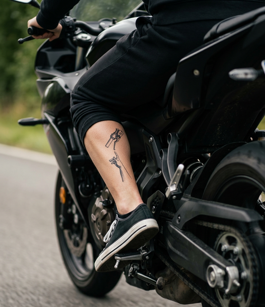 Rider |8x11cm | Yarı Kalıcı Dövme