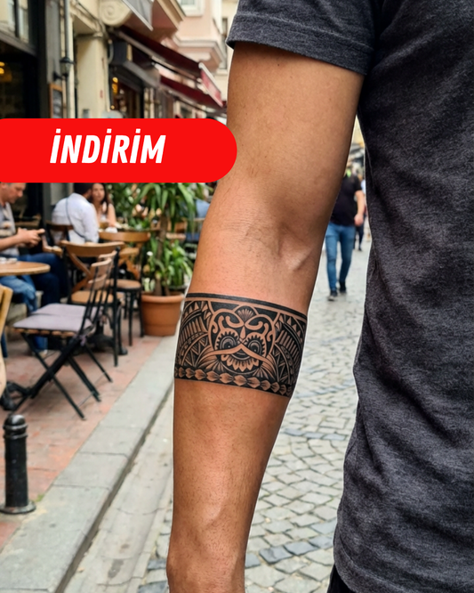 Şerit v2 | 4x20cm| Yarı Kalıcı Dövme